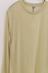 BASERANGE Classic Bamboo Fiber and Cotton Long Sleeve T-Shirt Collection Crew Neck Base Shirt French BAS-TTLS-BL-AU25-PIER GREEN (TOLS-BL-000 TTLS)